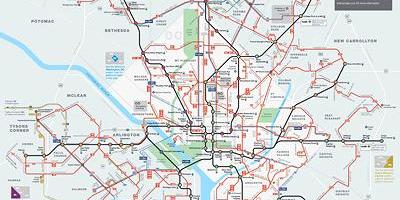 مترو العاصمة حافلة خريطة