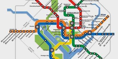 مترو العاصمة خريطة مخطط