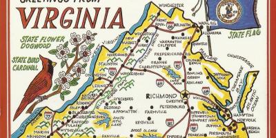 واشنطن فرجينيا خريطة