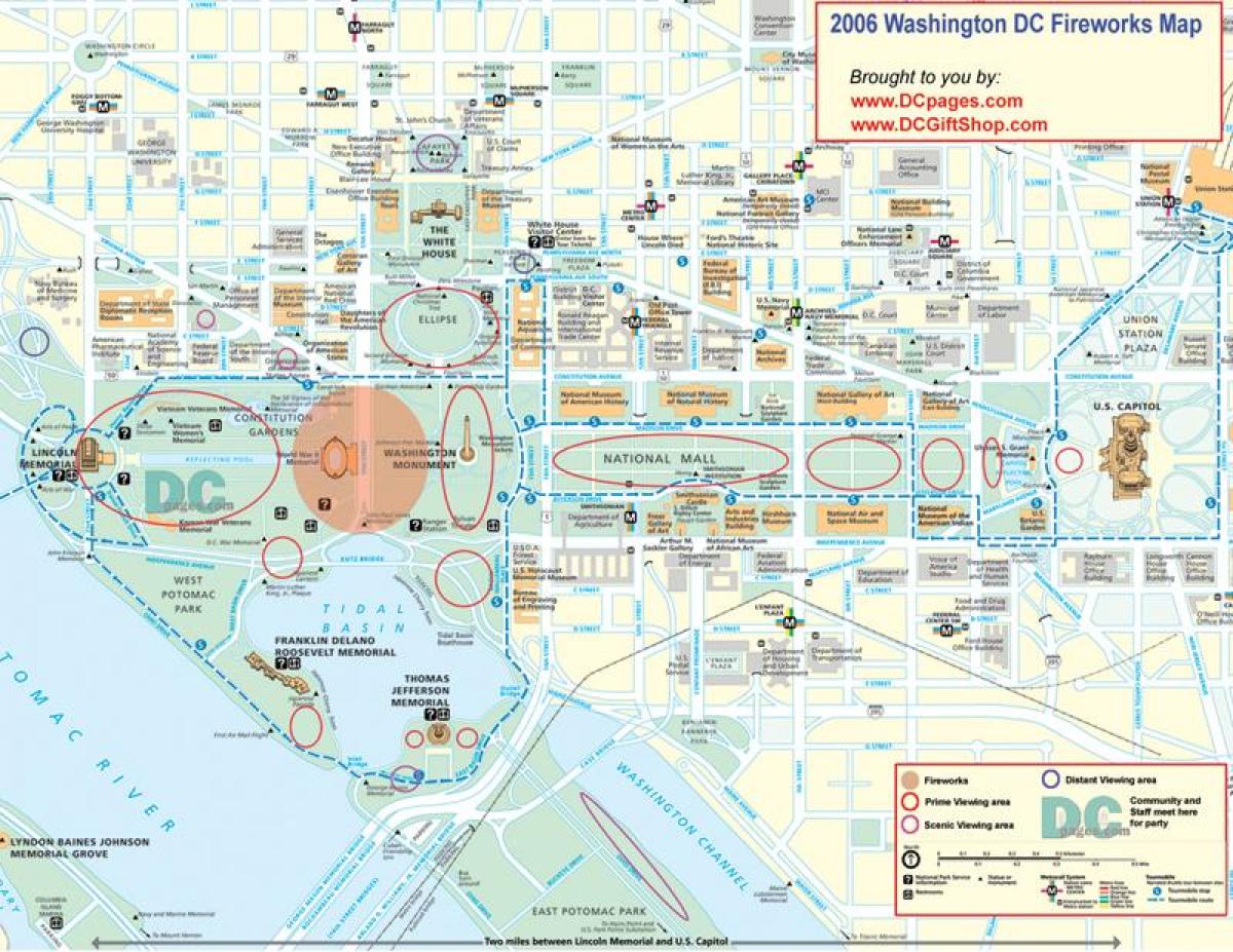 خريطة الكابيتول هيل البيت الأبيض