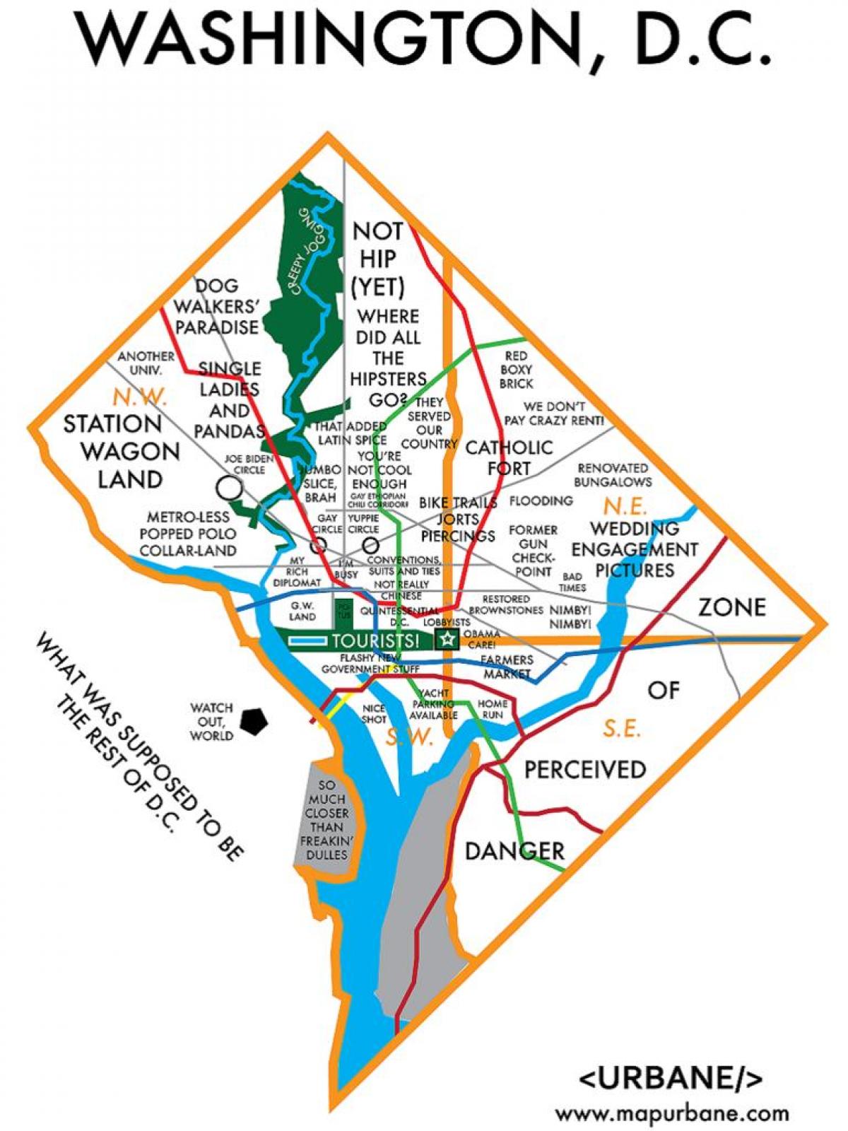 خريطة متجر واشنطن dc