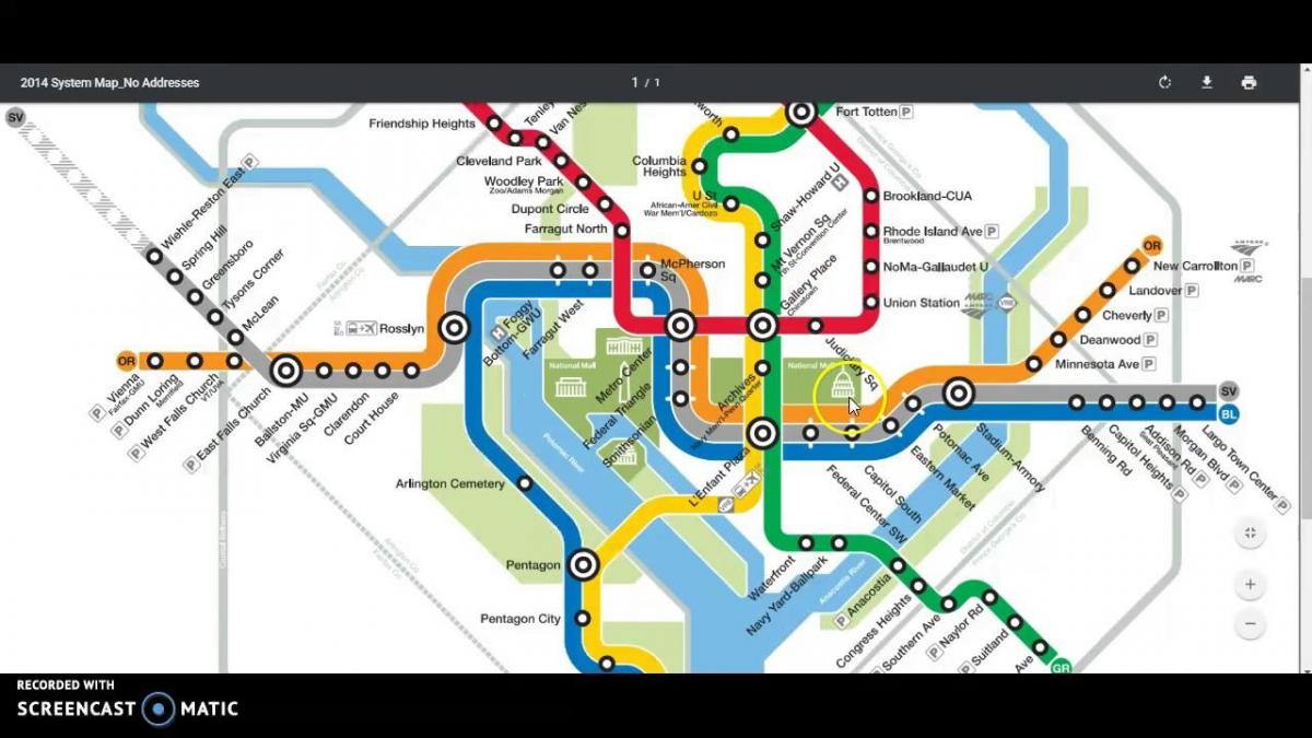 مترو العاصمة رحلة خريطة