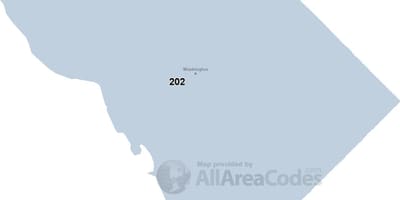 Dc الرمز البريدي خريطة